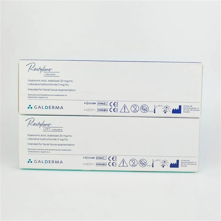 Medical Grade Restylane 1ml Injectable Dermal Filler For Cosmetic Use high quality